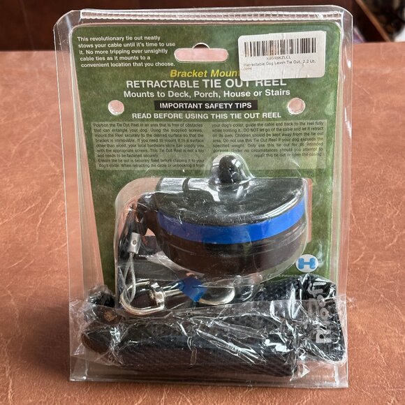 Lixit Retractable Cable Dog Tie Out For Dogs 25-80 lbs (11-35 kgs) - Picture 8 of 8